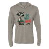 Unisex Triblend Hooded Long Sleeve Pullover Tee Thumbnail