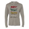 Unisex Triblend Hooded Long Sleeve Pullover Tee Thumbnail