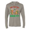Unisex Triblend Hooded Long Sleeve Pullover Tee Thumbnail