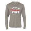 Unisex Triblend Hooded Long Sleeve Pullover Tee Thumbnail