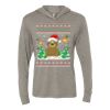 Unisex Triblend Hooded Long Sleeve Pullover Tee Thumbnail