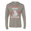 Unisex Triblend Hooded Long Sleeve Pullover Tee Thumbnail