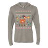 Unisex Triblend Hooded Long Sleeve Pullover Tee Thumbnail