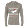 Unisex Triblend Hooded Long Sleeve Pullover Tee Thumbnail