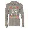 Unisex Triblend Hooded Long Sleeve Pullover Tee Thumbnail