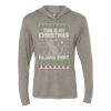 Unisex Triblend Hooded Long Sleeve Pullover Tee Thumbnail