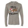 Unisex Triblend Hooded Long Sleeve Pullover Tee Thumbnail