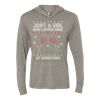 Unisex Triblend Hooded Long Sleeve Pullover Tee Thumbnail