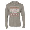 Unisex Triblend Hooded Long Sleeve Pullover Tee Thumbnail