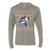 Unisex Triblend Hooded Long Sleeve Pullover Tee Thumbnail