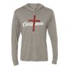 Unisex Triblend Hooded Long Sleeve Pullover Tee Thumbnail