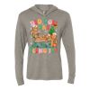 Unisex Triblend Hooded Long Sleeve Pullover Tee Thumbnail