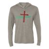 Unisex Triblend Hooded Long Sleeve Pullover Tee Thumbnail