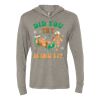 Unisex Triblend Hooded Long Sleeve Pullover Tee Thumbnail