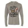 Unisex Triblend Hooded Long Sleeve Pullover Tee Thumbnail