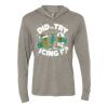 Unisex Triblend Hooded Long Sleeve Pullover Tee Thumbnail