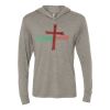 Unisex Triblend Hooded Long Sleeve Pullover Tee Thumbnail