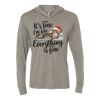 Unisex Triblend Hooded Long Sleeve Pullover Tee Thumbnail