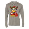 Unisex Triblend Hooded Long Sleeve Pullover Tee Thumbnail