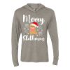 Unisex Triblend Hooded Long Sleeve Pullover Tee Thumbnail