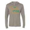 Unisex Triblend Hooded Long Sleeve Pullover Tee Thumbnail