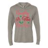 Unisex Triblend Hooded Long Sleeve Pullover Tee Thumbnail