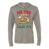Unisex Triblend Hooded Long Sleeve Pullover Tee Thumbnail