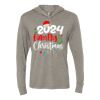 Unisex Triblend Hooded Long Sleeve Pullover Tee Thumbnail