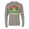Unisex Triblend Hooded Long Sleeve Pullover Tee Thumbnail