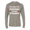 Unisex Triblend Hooded Long Sleeve Pullover Tee Thumbnail