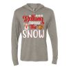 Unisex Triblend Hooded Long Sleeve Pullover Tee Thumbnail