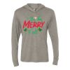 Unisex Triblend Hooded Long Sleeve Pullover Tee Thumbnail
