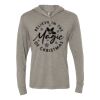 Unisex Triblend Hooded Long Sleeve Pullover Tee Thumbnail