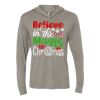 Unisex Triblend Hooded Long Sleeve Pullover Tee Thumbnail