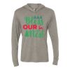 Unisex Triblend Hooded Long Sleeve Pullover Tee Thumbnail