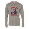 Unisex Triblend Hooded Long Sleeve Pullover Tee Thumbnail