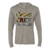 Unisex Triblend Hooded Long Sleeve Pullover Tee Thumbnail