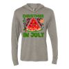 Unisex Triblend Hooded Long Sleeve Pullover Tee Thumbnail