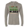 Unisex Triblend Hooded Long Sleeve Pullover Tee Thumbnail