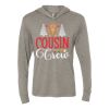 Unisex Triblend Hooded Long Sleeve Pullover Tee Thumbnail