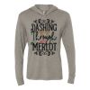 Unisex Triblend Hooded Long Sleeve Pullover Tee Thumbnail