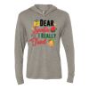 Unisex Triblend Hooded Long Sleeve Pullover Tee Thumbnail
