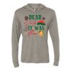 Unisex Triblend Hooded Long Sleeve Pullover Tee Thumbnail