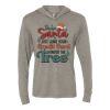 Unisex Triblend Hooded Long Sleeve Pullover Tee Thumbnail
