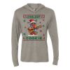 Unisex Triblend Hooded Long Sleeve Pullover Tee Thumbnail