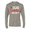 Unisex Triblend Hooded Long Sleeve Pullover Tee Thumbnail