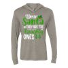 Unisex Triblend Hooded Long Sleeve Pullover Tee Thumbnail
