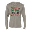 Unisex Triblend Hooded Long Sleeve Pullover Tee Thumbnail