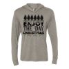 Unisex Triblend Hooded Long Sleeve Pullover Tee Thumbnail