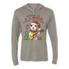 Unisex Triblend Hooded Long Sleeve Pullover Tee Thumbnail